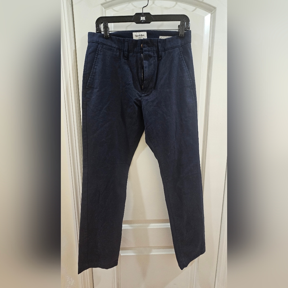 Navy Pants %98 Cotton Soft touch